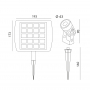 Solar LED SPIKE 2X1W barwa NEUTRALNA