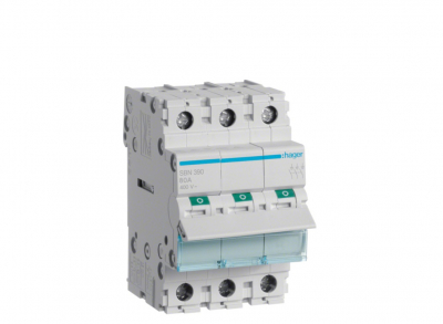 Modułowy rozłącznik izolacyjny HAGER SBN390 (3P 100A)