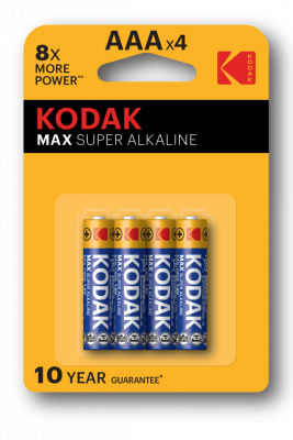 Bateria KODAK MAX R3 alkaliczna 4szt. BLISTER (cena za 4 sztuki)